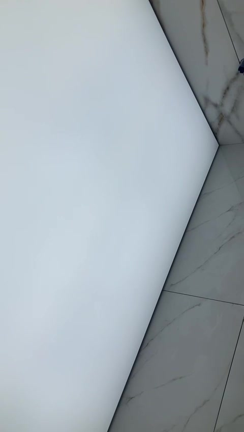 Световой потолок MSD Premium на профиле LumFer в ванной комнате Световой потолок MSD Premium на профиле LumFer в ванной комнате